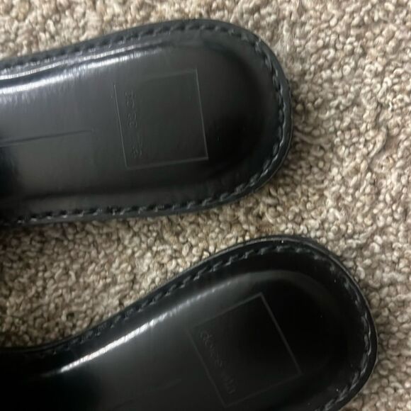 Dolce Vita Black Studded Flats - Picture 2 of 5